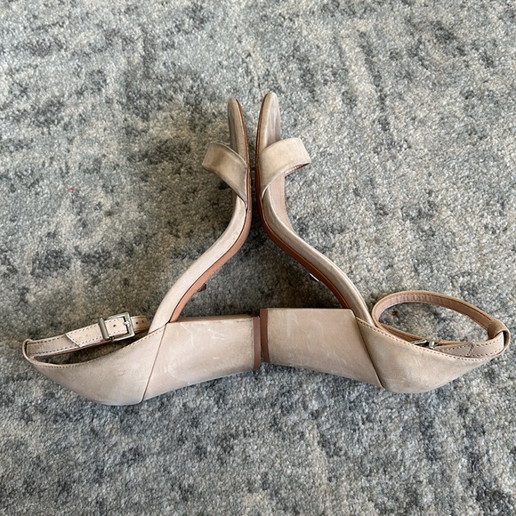 Schutz Cadey Lee Block Suede Heel Sandal - Picture 6 of 8